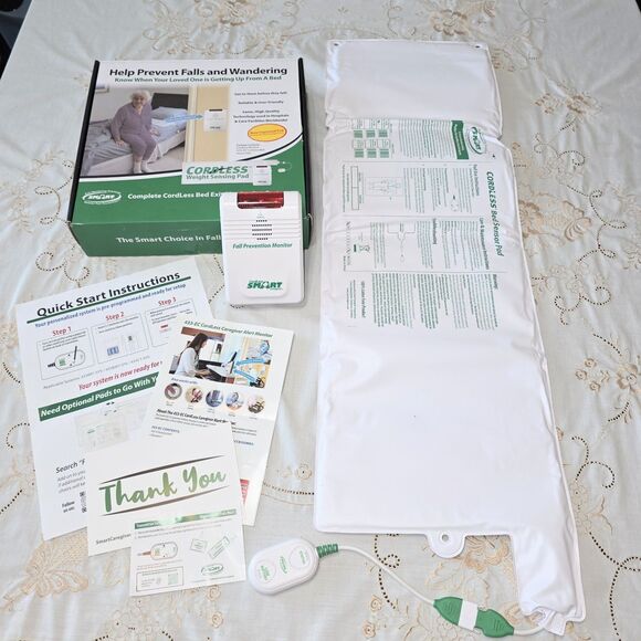 Smart Caregiver Wireless & Cordless Weight Sensing Bed Pad - 10" x 30" MSRP $124 - Picture 2 of 10